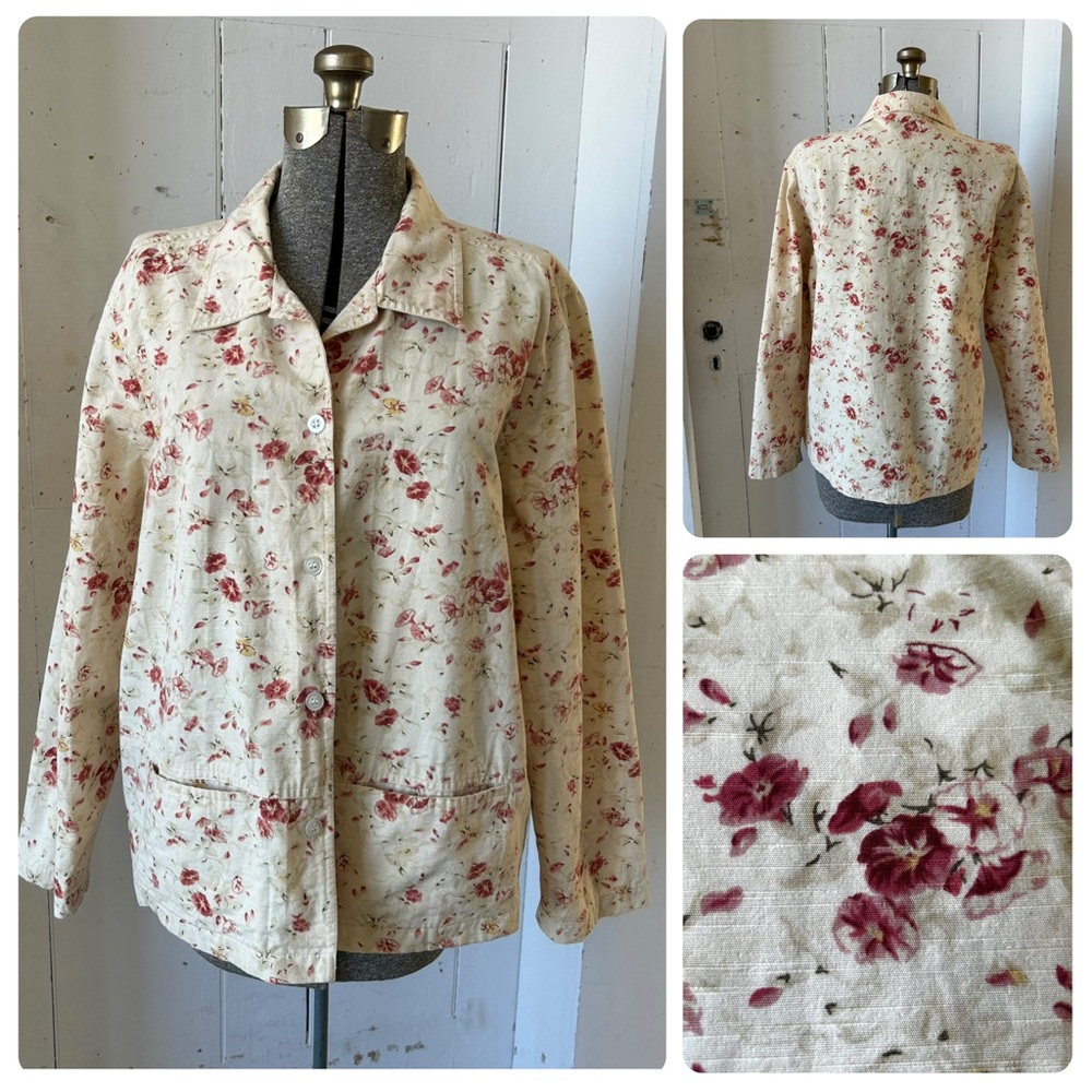 Vintage New Identity  Floral Cottagecore Jacket